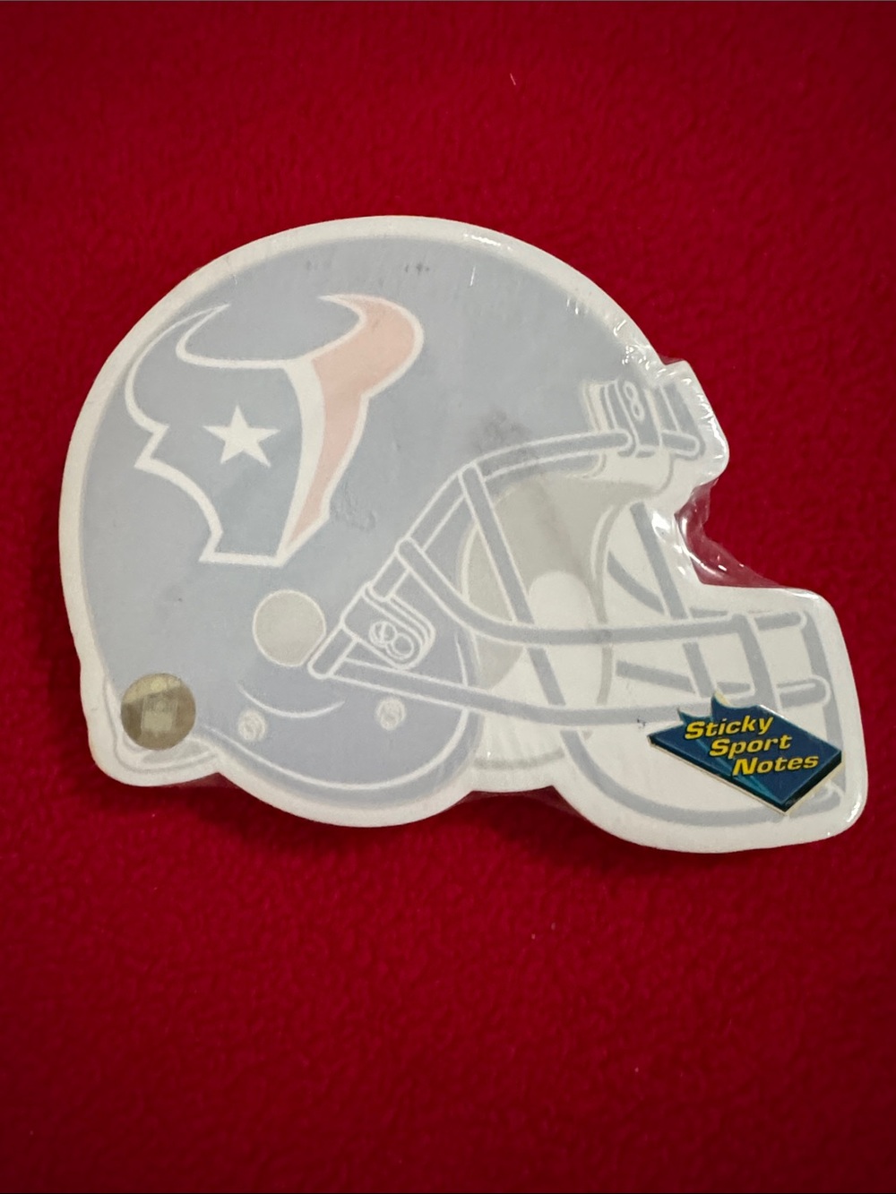 NWT Houston Texans Helmet Sticky Notes NFL Football BTS Kids Lunchbox Teacher